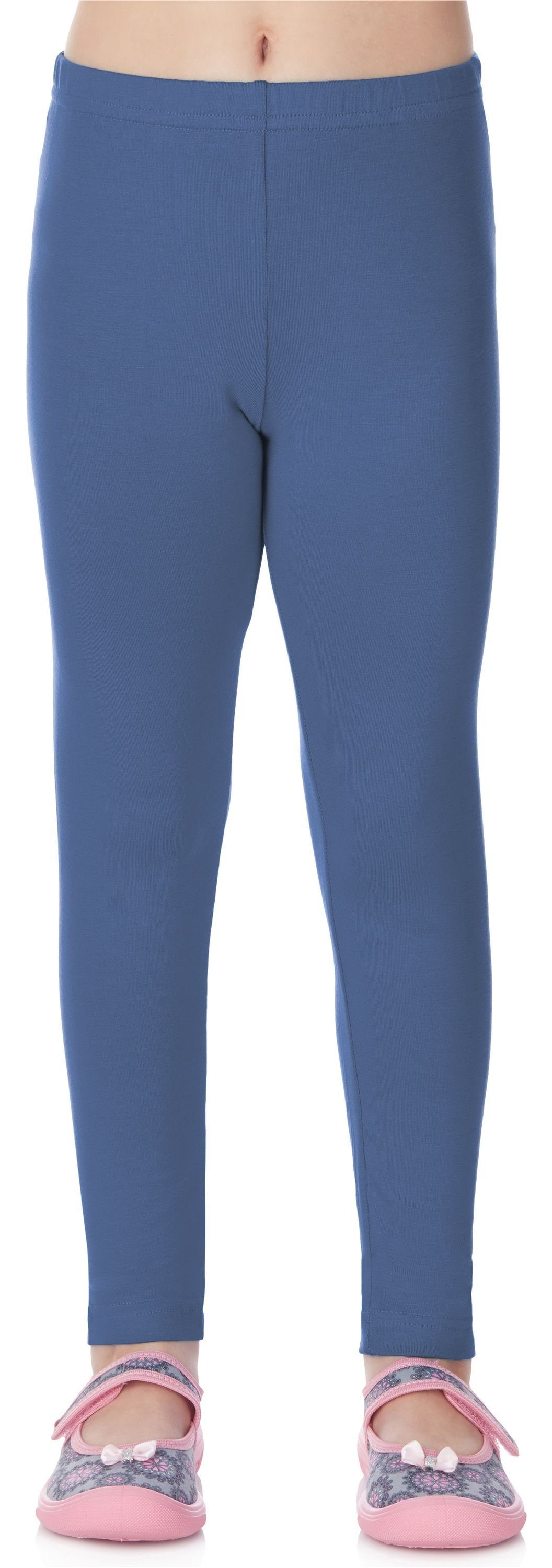 aus elastischer Lange Mädchen Leggings MS10-130 Merry Leggings Style Viskose Jeans Bund (1-tlg)