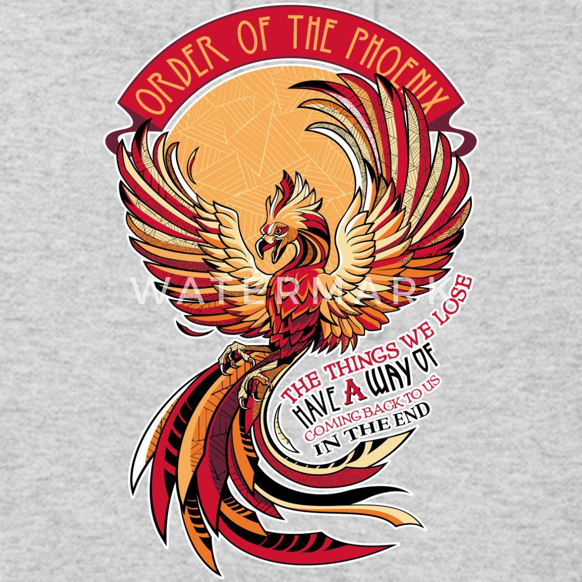 Spreadshirt Hoodie Harry Potter Phönix Fawkes Damen Hoodie (1-tlg)