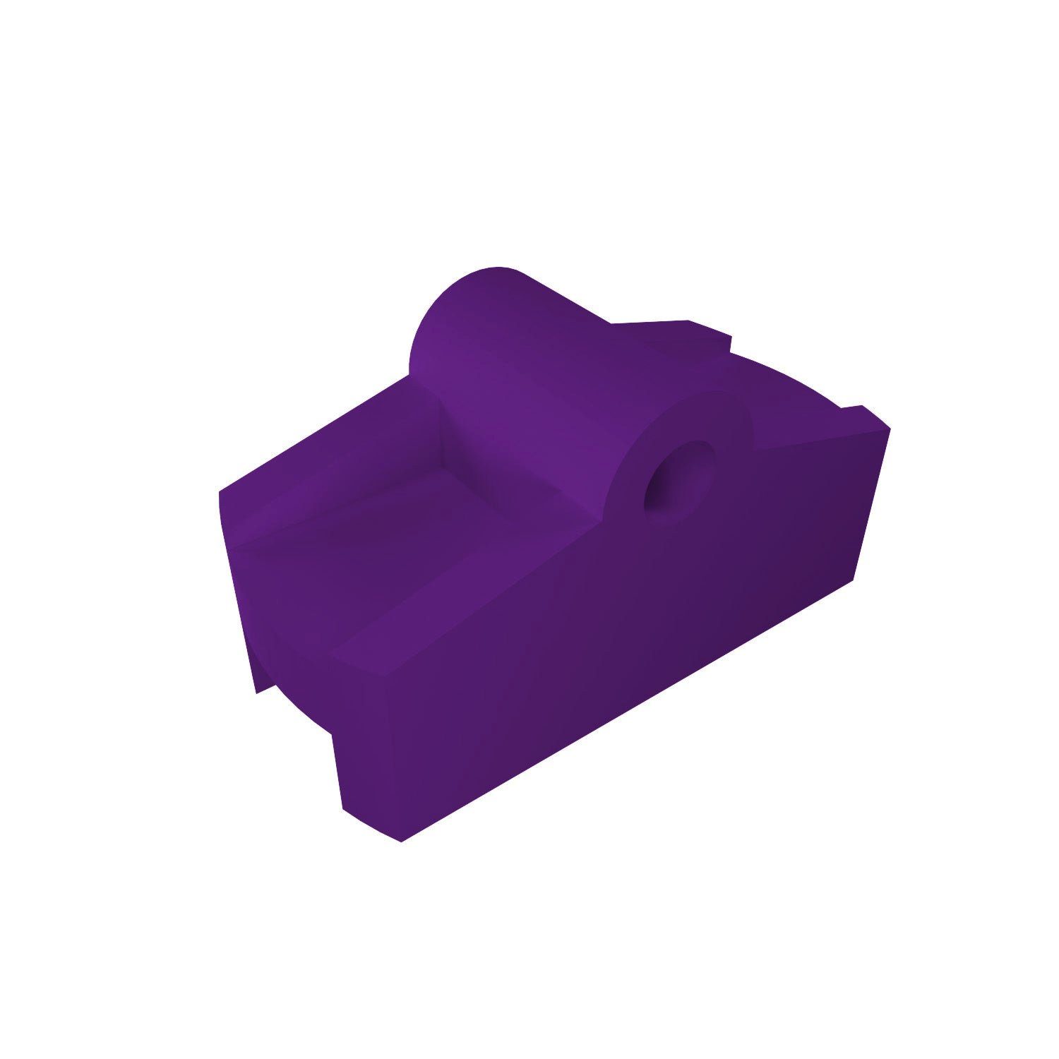 fossi3D Montagezubehör Geschirrspüler Gleitscharnier kompatibel für IKEA Behjälplig Spülmaschine Gleiter Violett