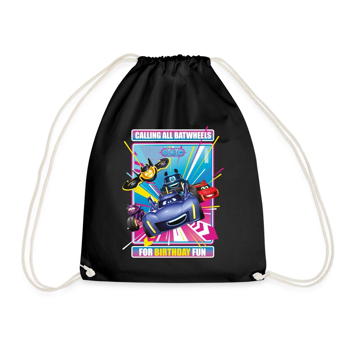 Spreadshirt Turnbeutel Batwheels Birthday Fun Cooles Geburtstags-Design Turnbeutel (1-tlg)