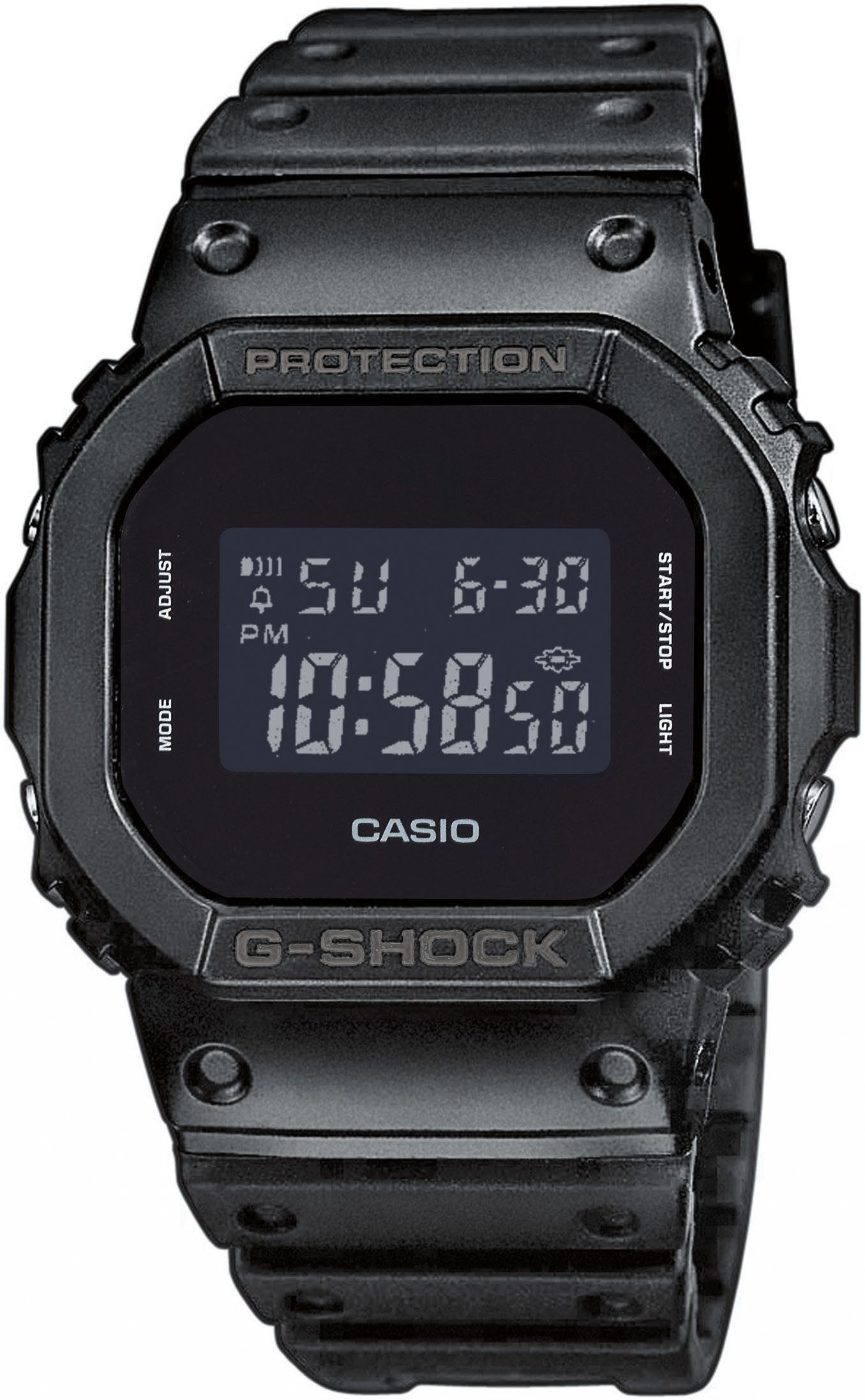 CASIO G-SHOCK Chronograph, Quarzuhr, Armbanduhr, Herren, Stoppfunktion, digital, retro, vintage