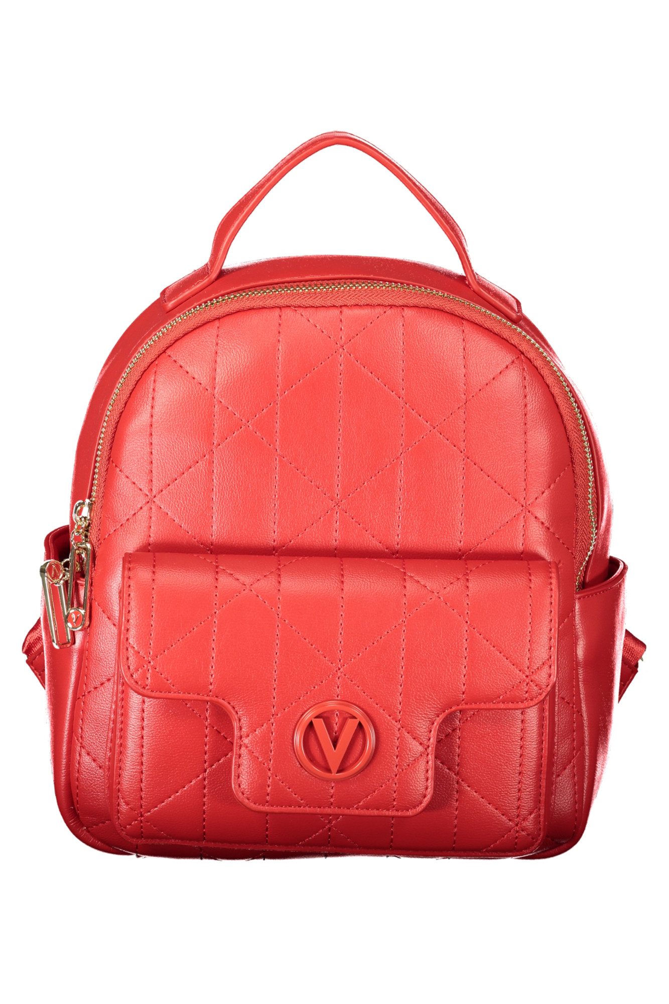 VALENTINO BAGS Rucksack, Stylischer Damenrucksack in Rot mit praktischen Taschen & Details