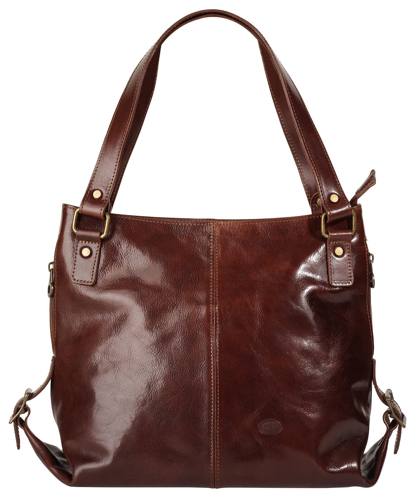 Piké Shopper, echt Leder, Made in Italy