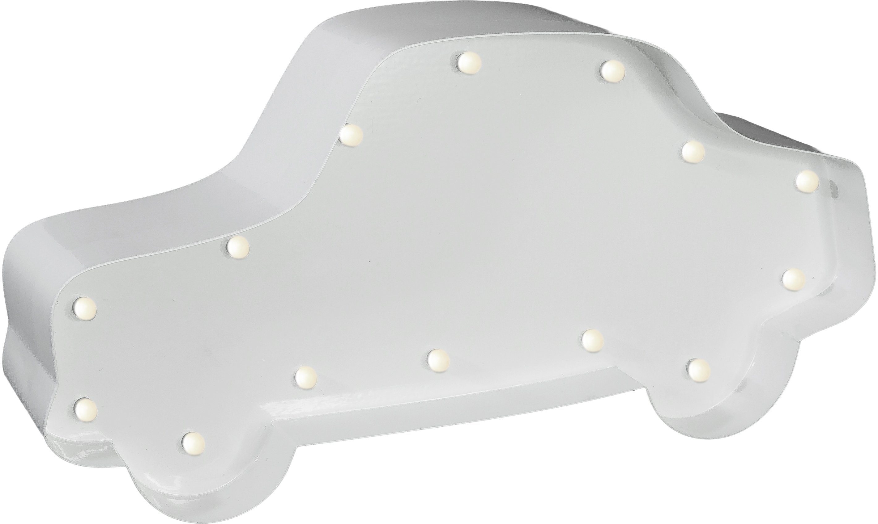 MARQUEE LIGHTS LED Dekolicht Modern cm LEDs - 13 integriert, LED Tischlampe Car, 23x12 Warmweiß, Car mit Modern festverbauten fest Wandlampe