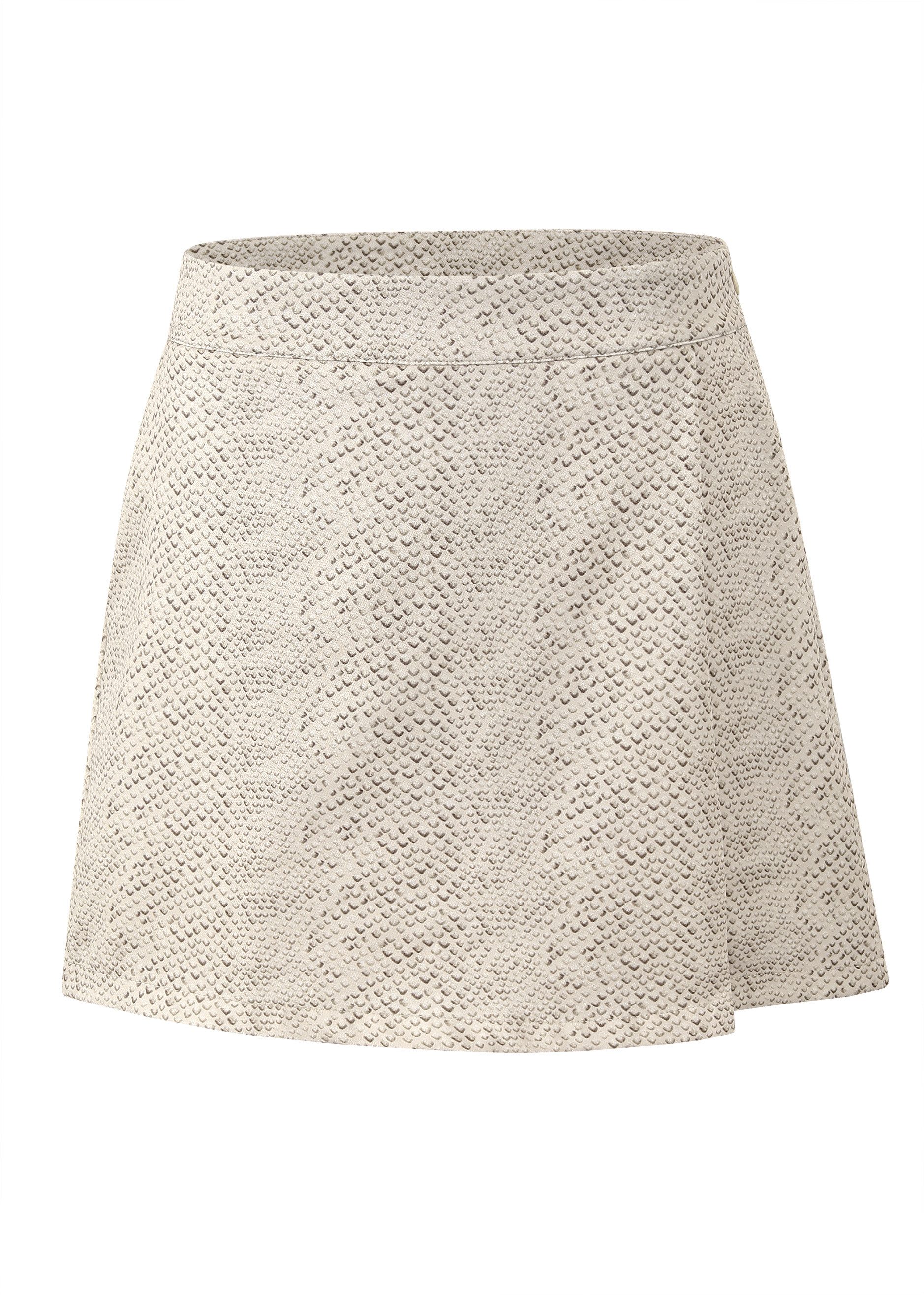 SASSYCLASSY Hosenrock Kurzer Hosenrock mit hohem Bund und Wickeloptik Skort günstig online kaufen