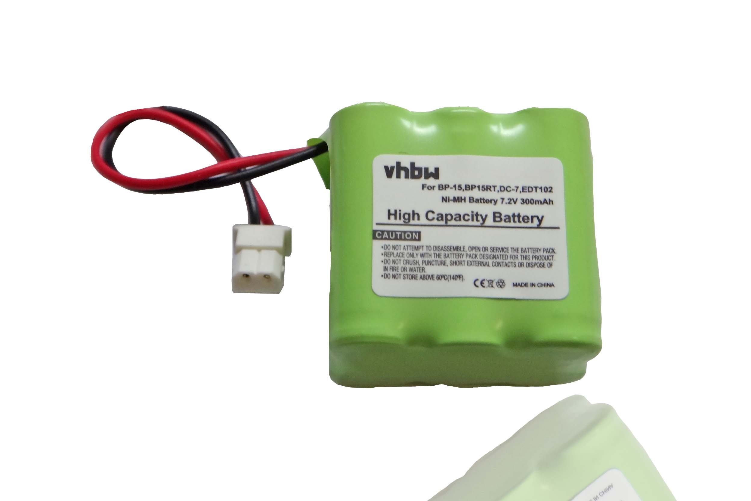 vhbw Akku passend für Kompatibel mit Dogtra RRD Transmitter, RRS Transmitter Fitnesstracker / Hundehalsband (300mAh, 7,2V, NiMH) 300 mAh