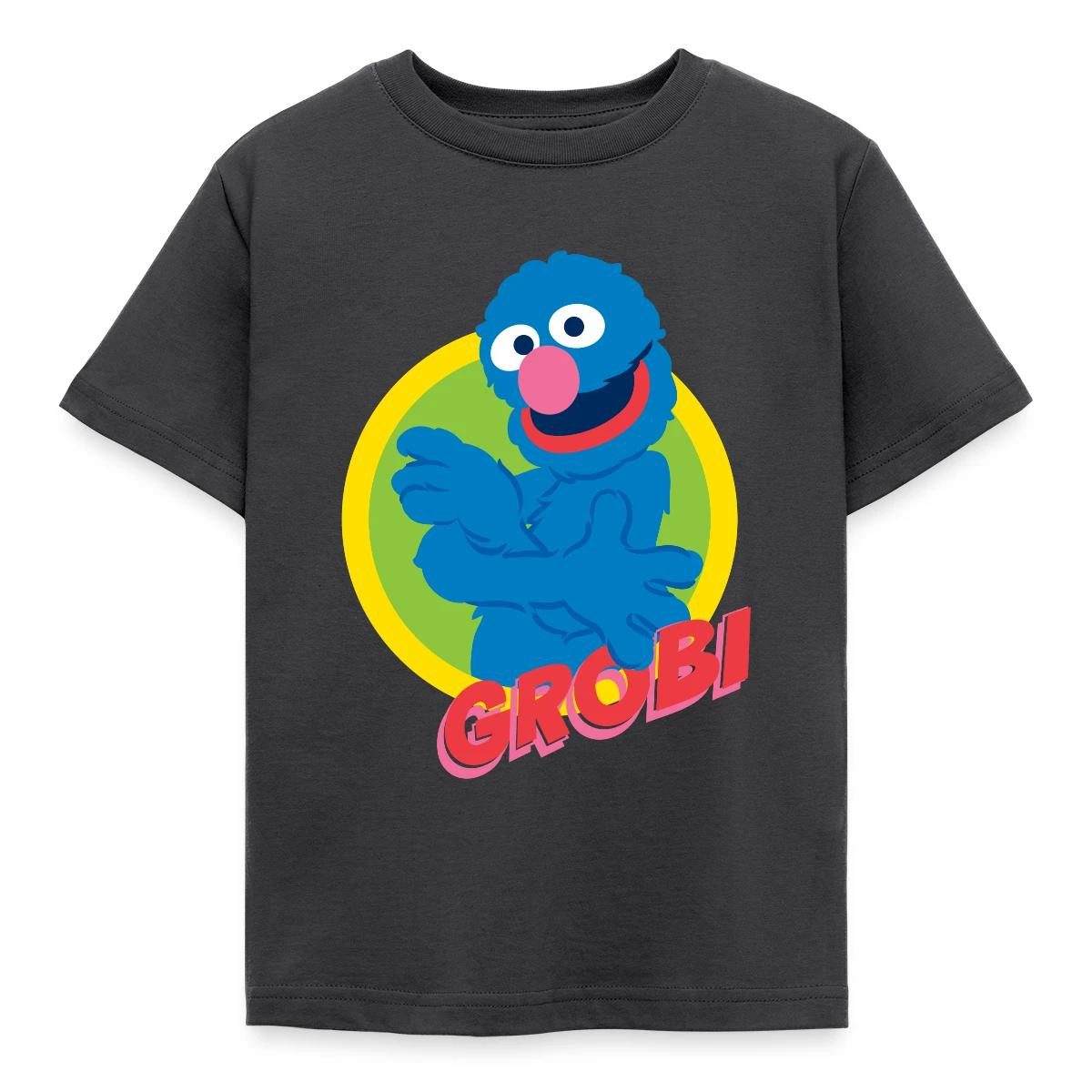 T-Shirt Sesamstraße Grobi Portrait Kinder T-Shirt