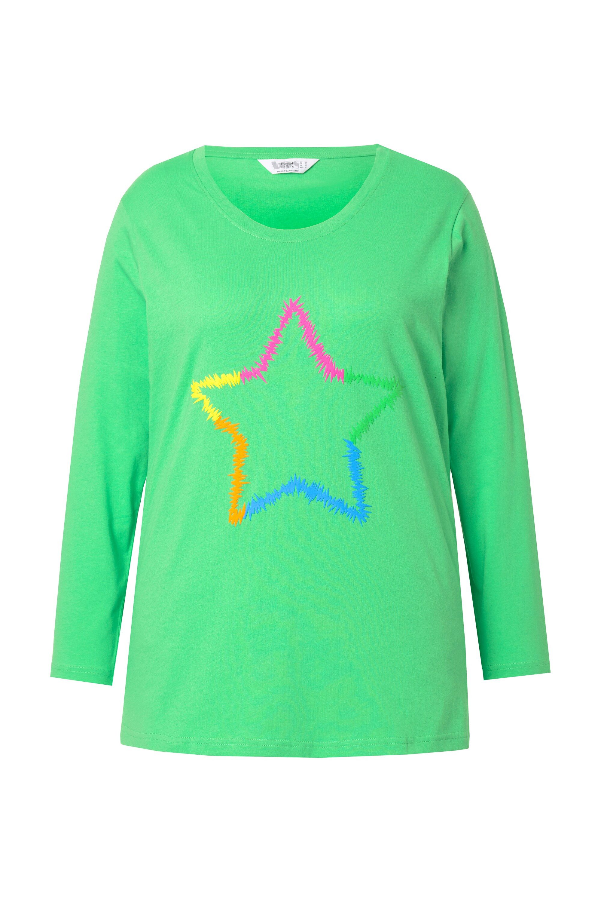 Angel of Style Longsleeve Langarmshirt Neon-Stern günstig online kaufen