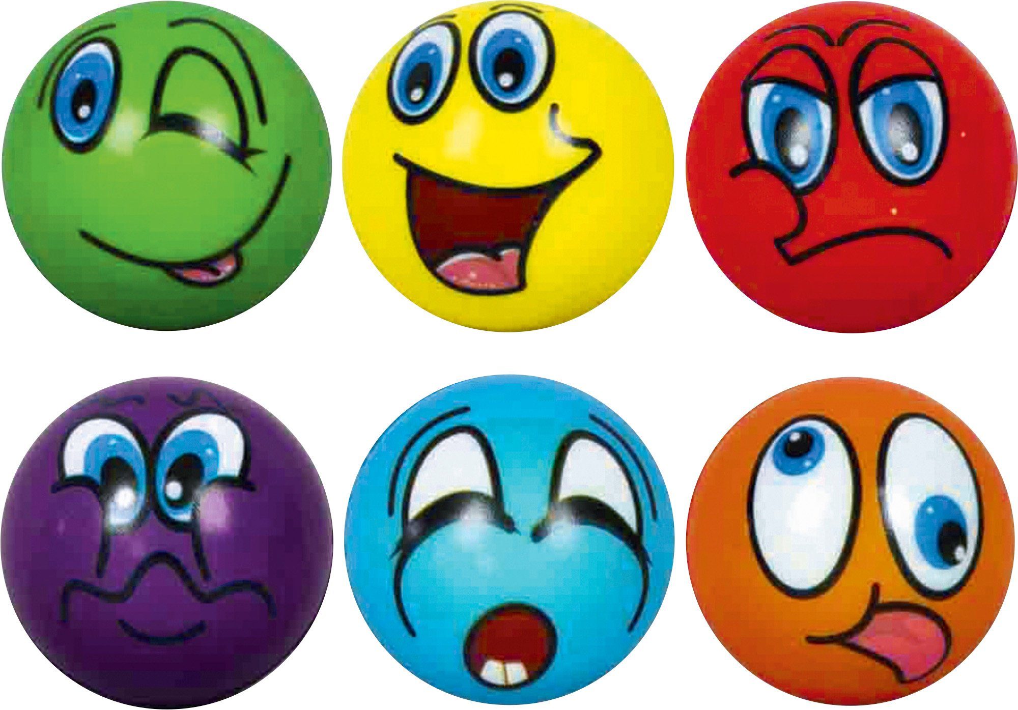 Trainingshilfe Anti-Stress-Ball 6er-Set, Uni