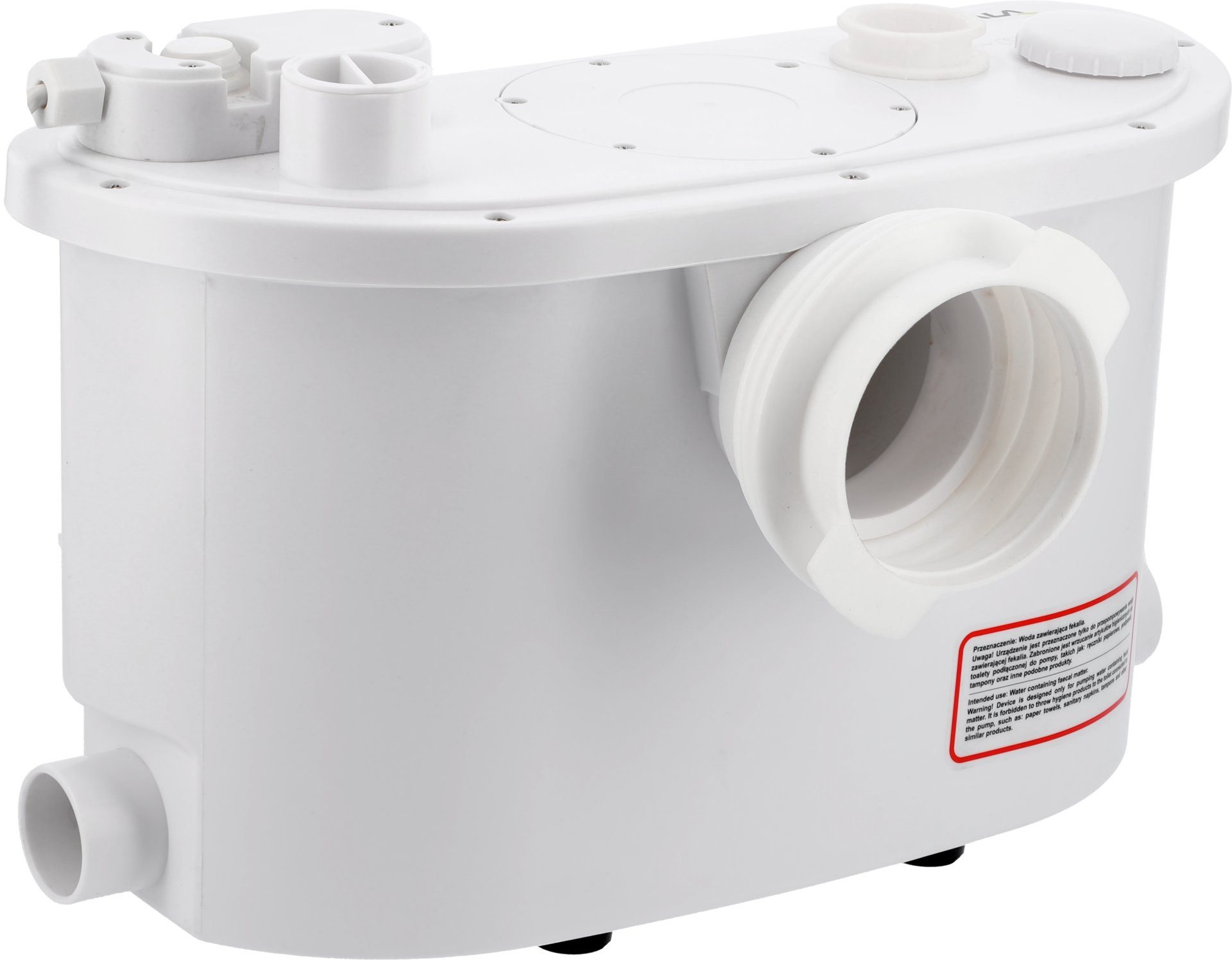 TRIZERATOP Hebeanlage WC Hebeanlage, Fäkalienpumpe, Dusche Waschbecken mit Zerkleinerer 400W (Komplett, Komplett)