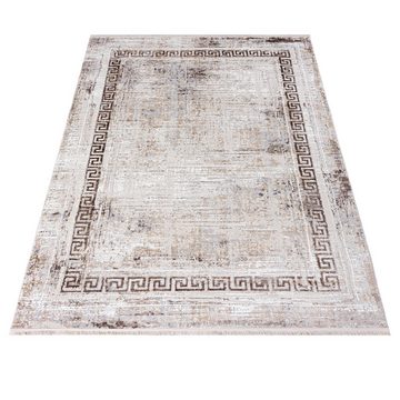 Orientteppich Orientalisch Teppich mit Fransen, Mazovia, 80 x 150 cm, Kurzflor, Fransen, Orientteppich, Vintage