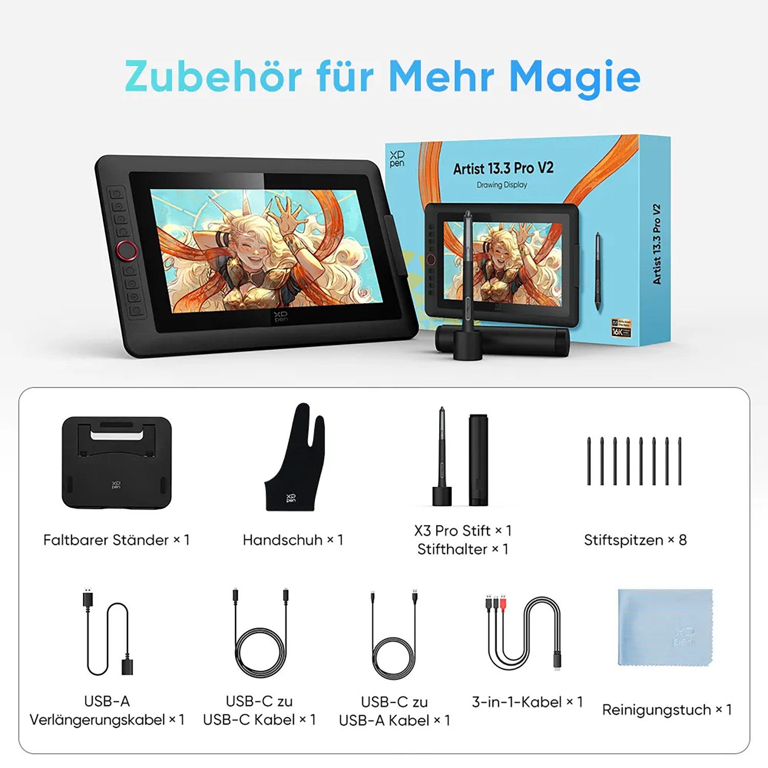 XP-PEN XP-PEN Artist 13.3 Pro V2 Grafiktablett