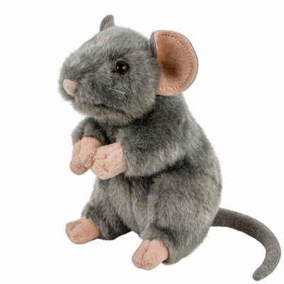 Teddys Rothenburg Kuscheltier Maus/Ratte aufrecht stehend grau 17 cm (Stoffmaus Plüschmaus, Plüschtiere Mäuse Stofftiere)