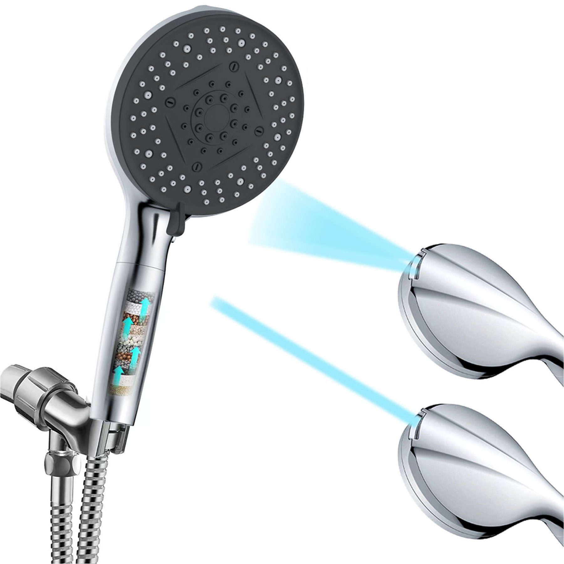 Mutig Duschbrause Hochdruck Duschkopf mit 10 Strahlarten,Brausekopf Dusche günstig online kaufen