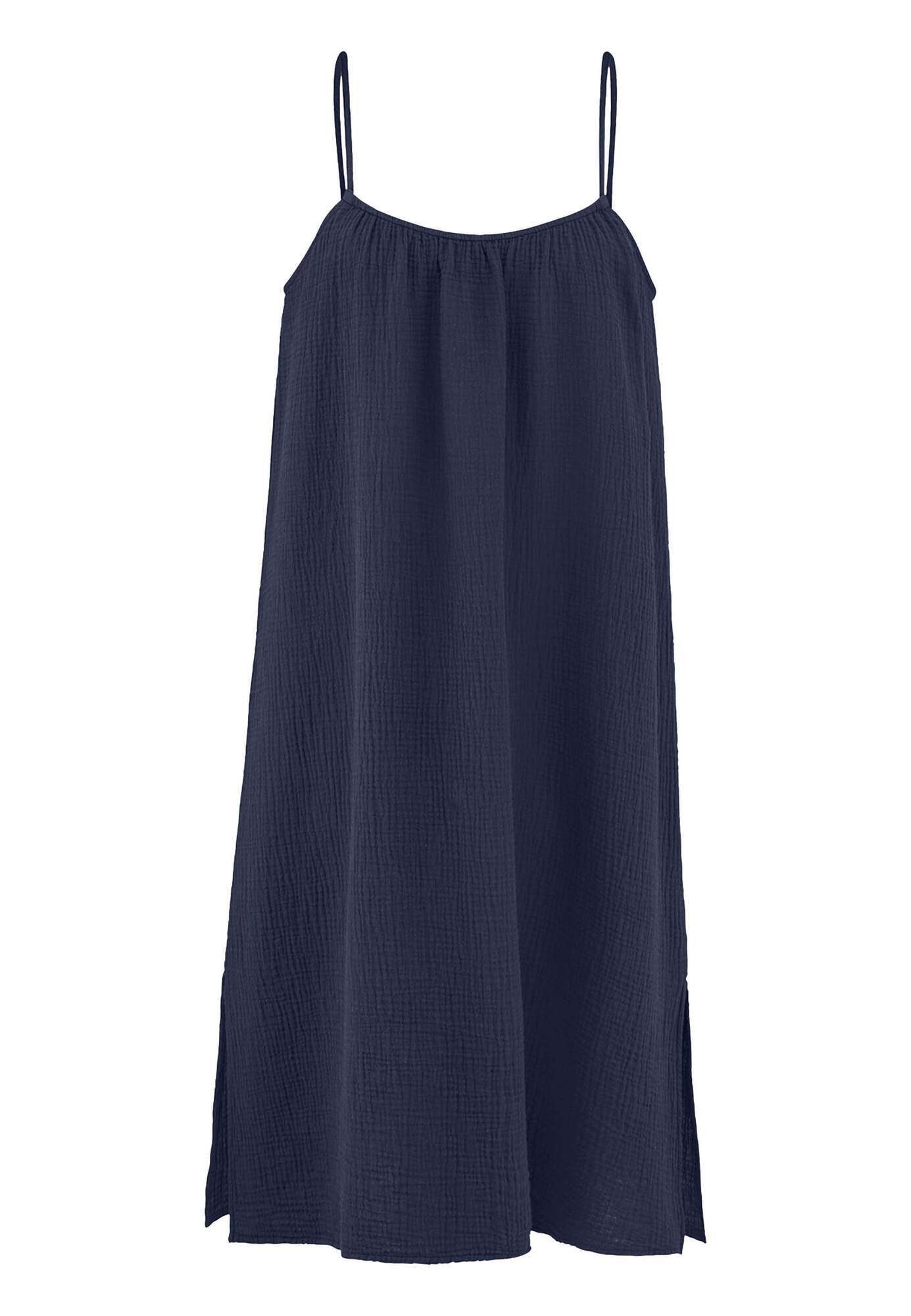 Hessnatur Nachthemd PURE COMFORT aus reiner Bio-Baumwolle (1-tlg)