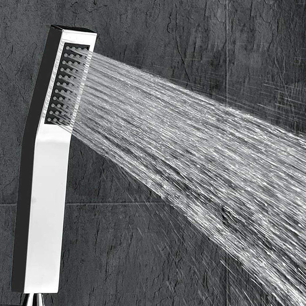 Rainsworth Regenduschkopf, (Duschkopf), Duschkopf Eckig, Moderne Wassersparende Handbrause im Badezimmer