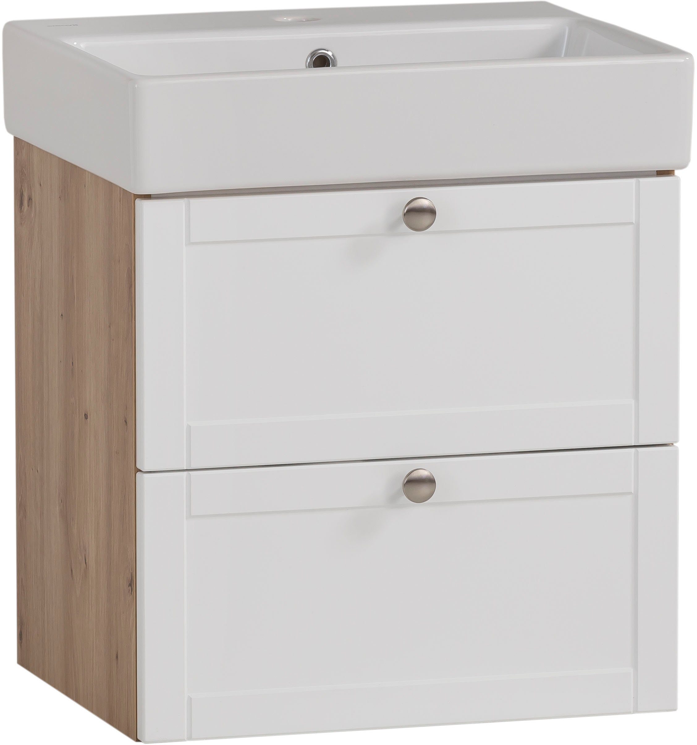 Schildmeyer Waschtisch Jesper, Waschtisch, Made in Germany, B: 50 cm, Solide Verarbeitung - Dieses Produkt ist in Deutschland gefertigt