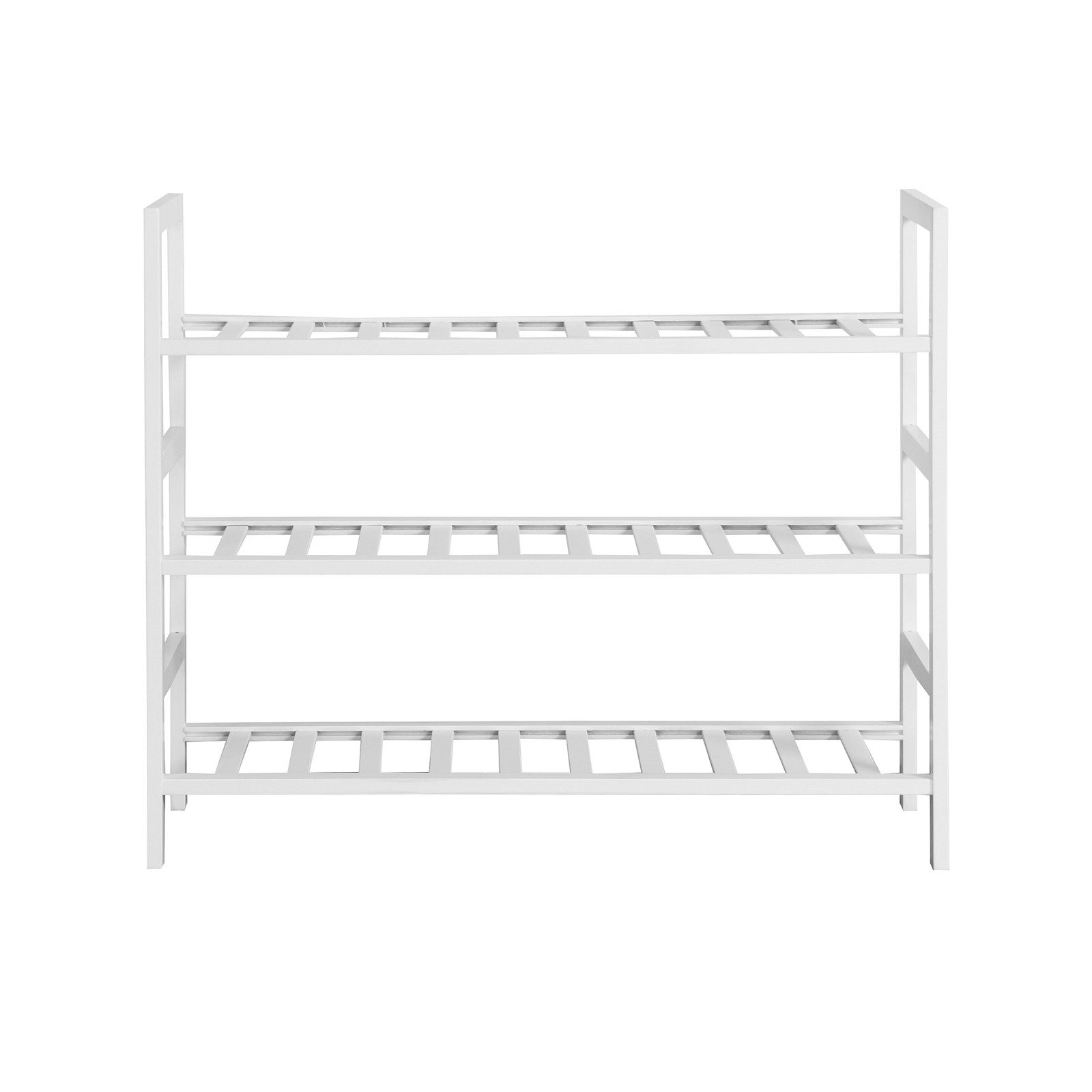 HTI-Living Schuhregal Schuhregal aus Bambus in Weiß 3 Ebenen, Stück 1-tlg., günstig online kaufen