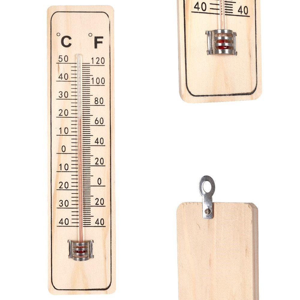 Progarden Gartenthermometer 22 cm universal mit Celsius & Fahrenheit Skala und Aufhängung, 1-tlg., -40°C bis +50°C, zum Hängen, gut ablesbar, robust