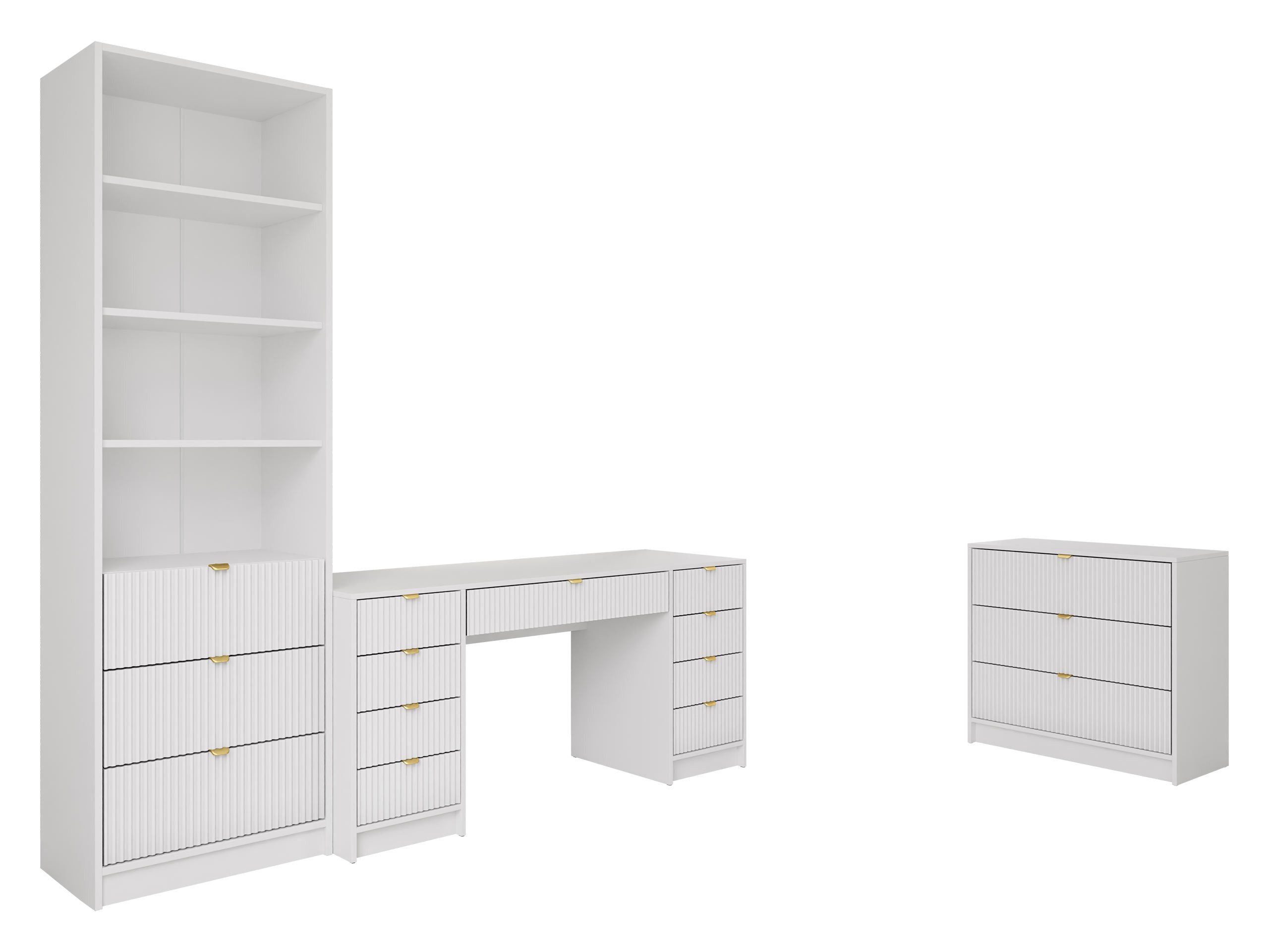 MIRJAN24 Wohnzimmer-Set Tireno VI, (3er-Set, Kommode, günstig online kaufen