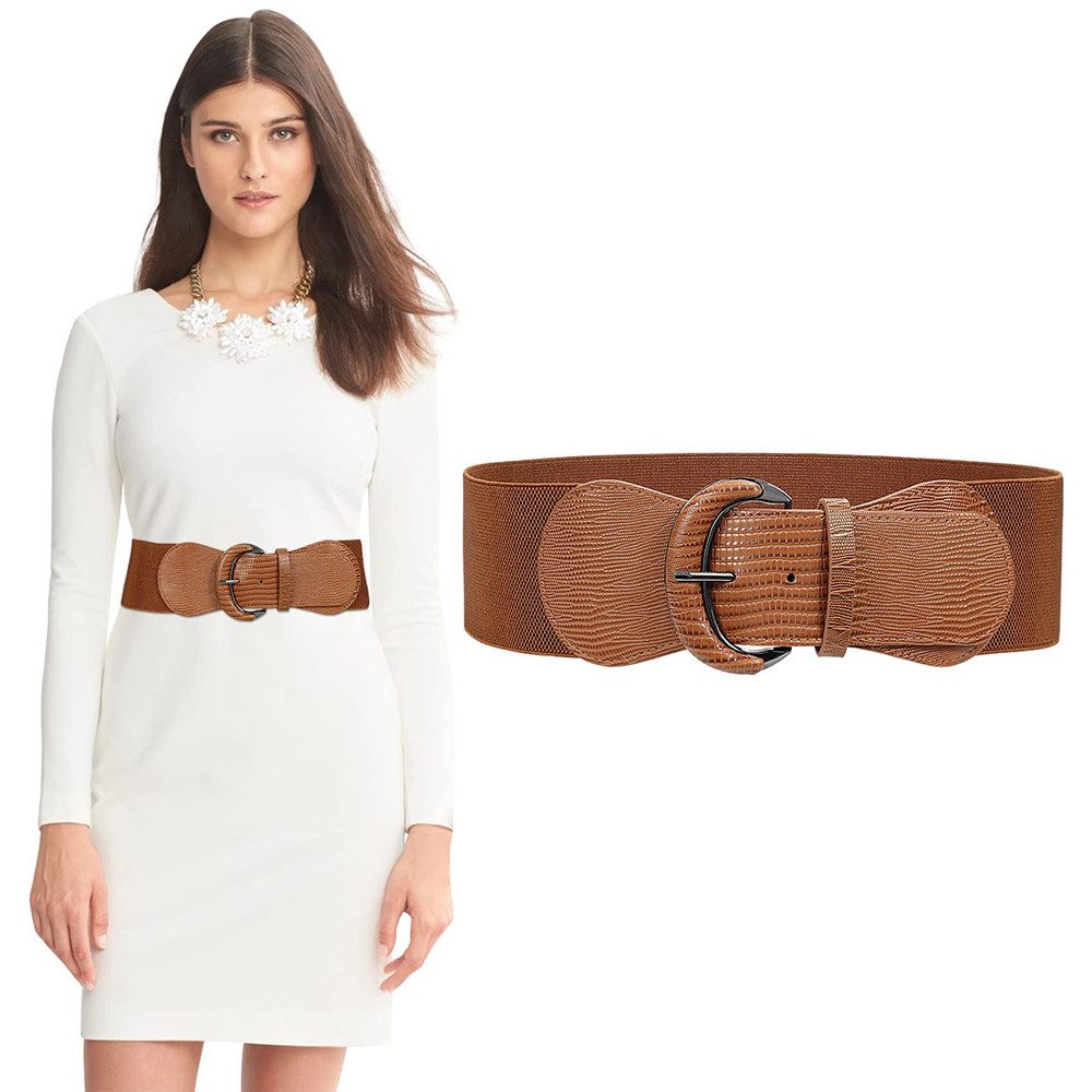 Coonoor Taillengürtel Retro Taillengürtel breiter Damengürtel günstig online kaufen