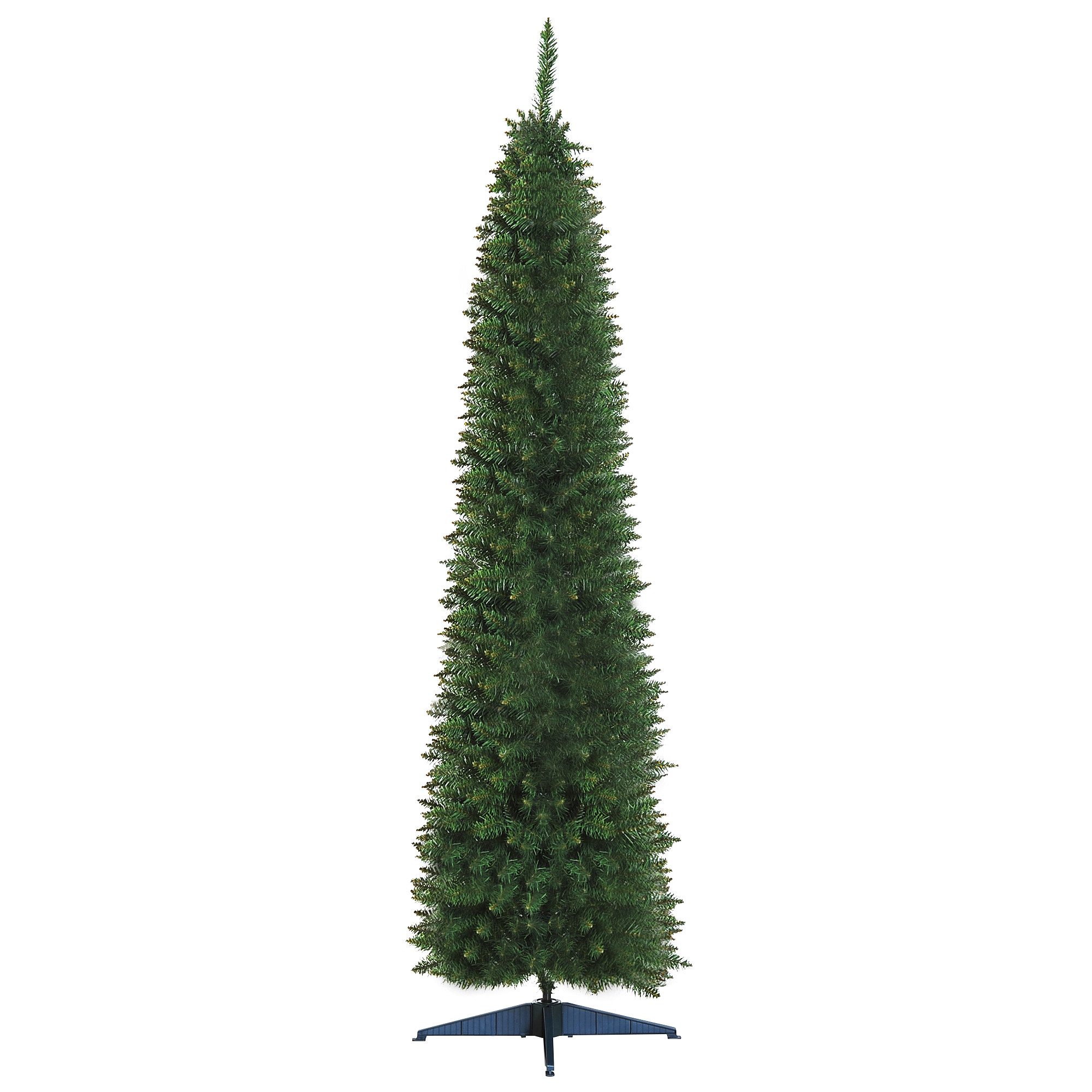 HOMCOM Künstlicher Weihnachtsbaum Christbaum mit 499 Äste zerlegbar PVC, Kunsttanne, 60B x 210H cm (BxH), grün