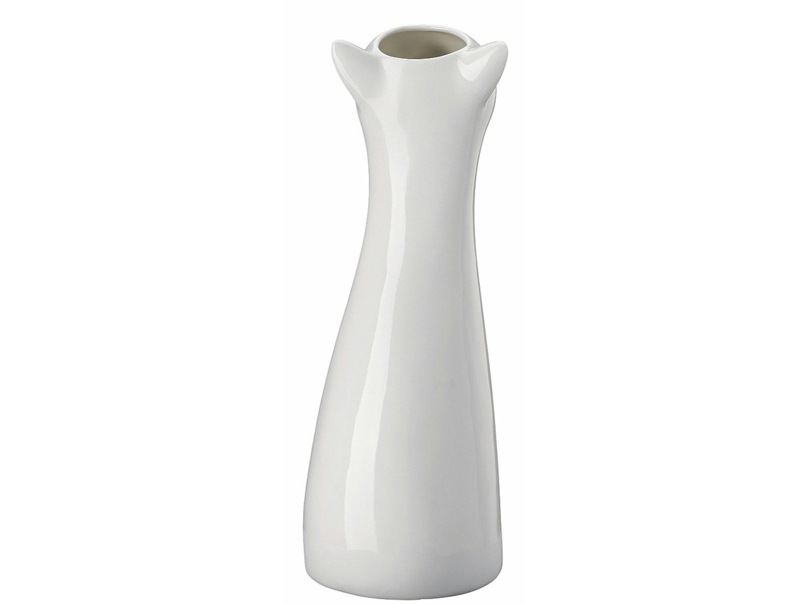 HUTSCHREUTHER Dekovase Katzen-Vase Weiss Vase 20 cm (Vasen), Vasen