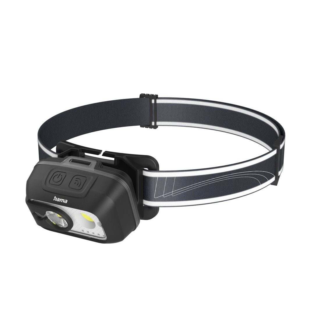 Hama LED Stirnlampe Stirnlampe LED wiederaufladbar (Bewegungssensor, 4 Lichtmodi, 500 lm), 500 Lumen, Sensorsteuerung, IP44, 4 Lichtmodi