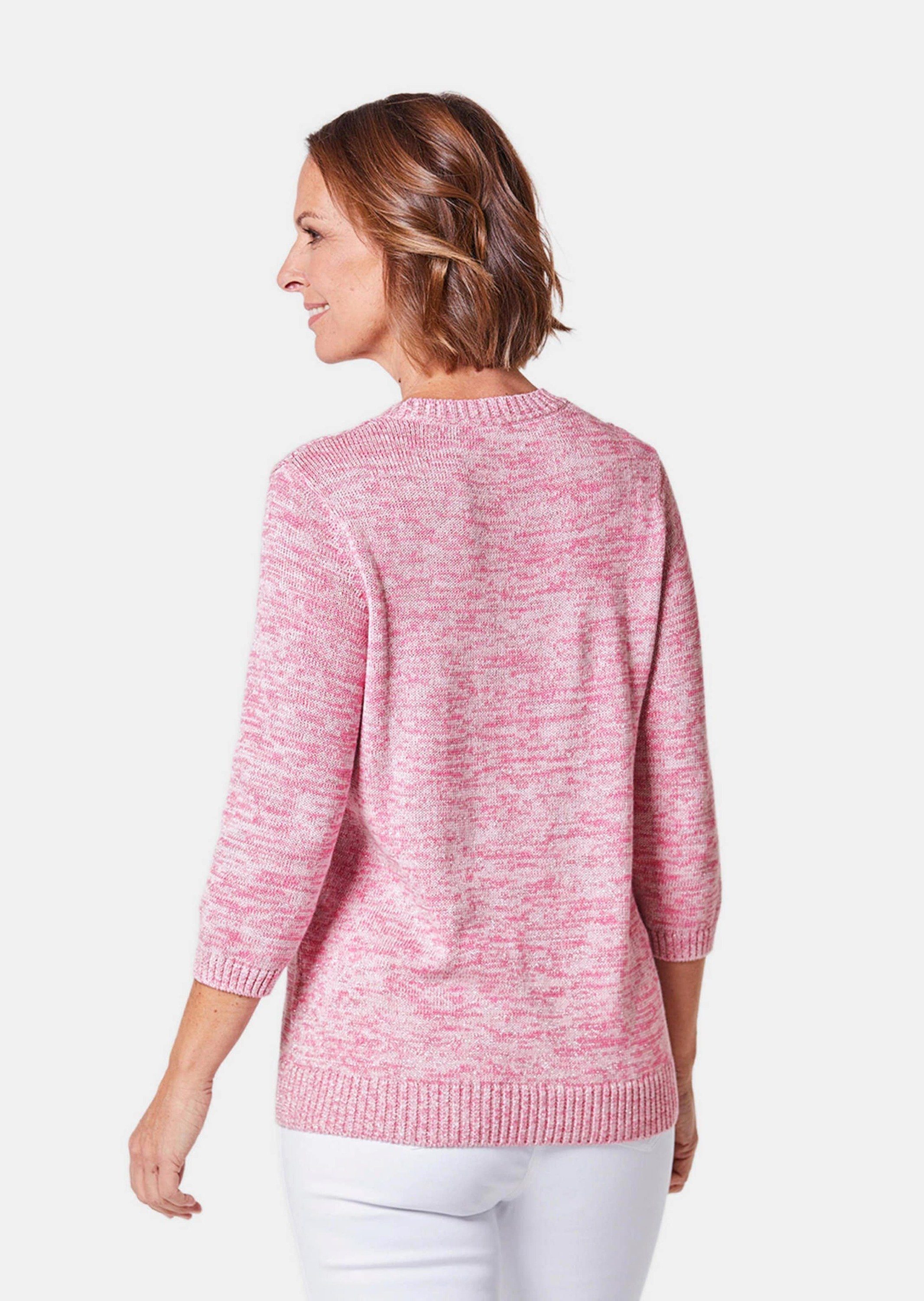 GOLDNER Strickpullover Pullover mit schönem Ajourmuster günstig online kaufen