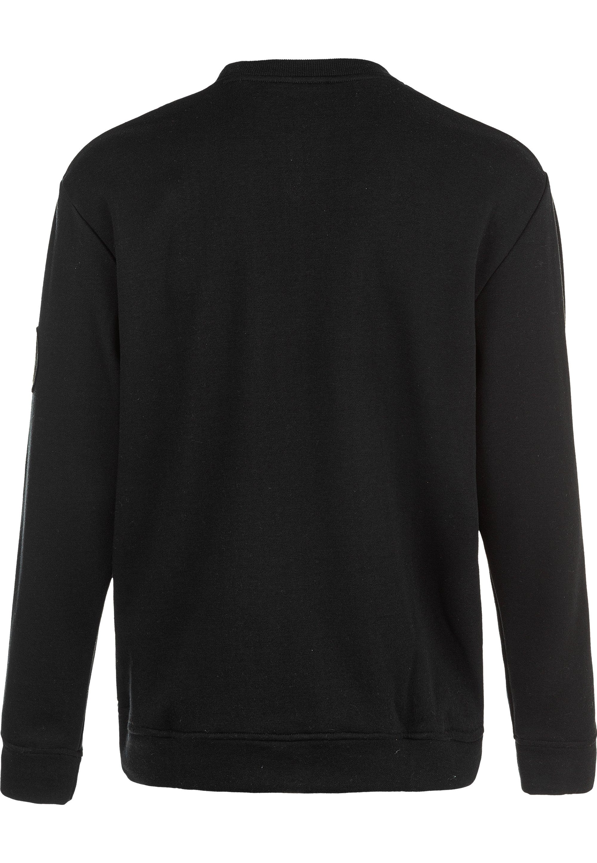 Johnstu Virtus Design im Sweatshirt komfortablen schwarz-schwarz