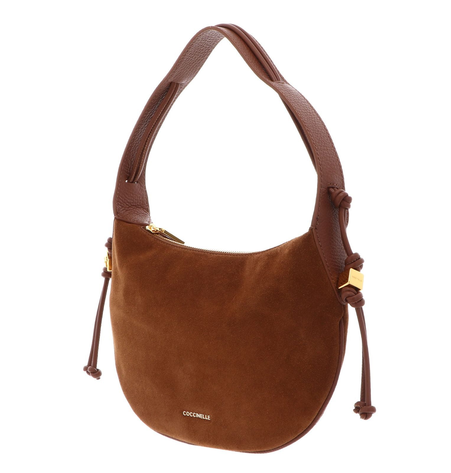 COCCINELLE Handtasche Handbag Suede Le. / Grained Le., aus echtem Rindsleder