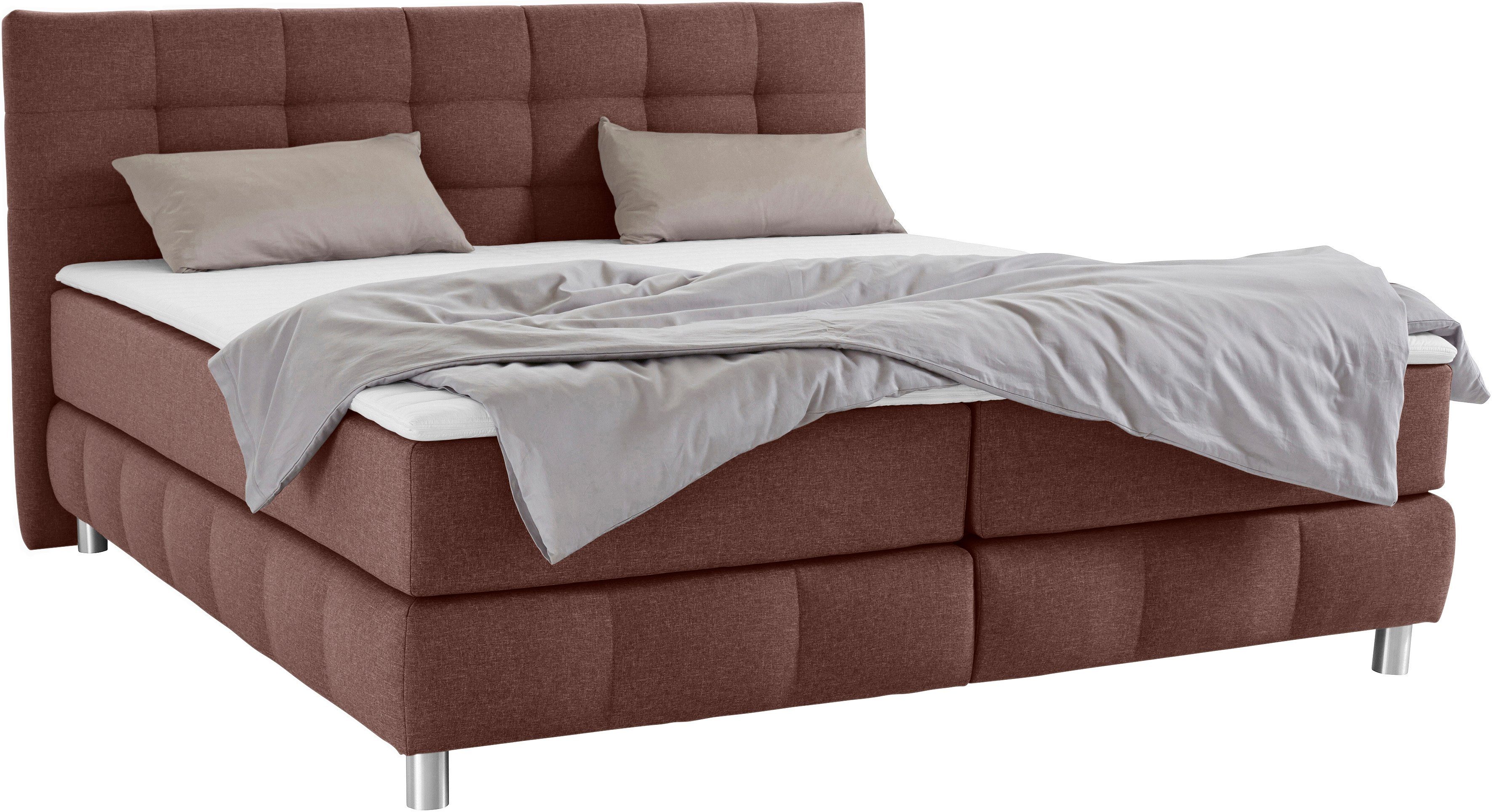 andas Boxspringbett Salo, incl. Topper, 6 günstig online kaufen