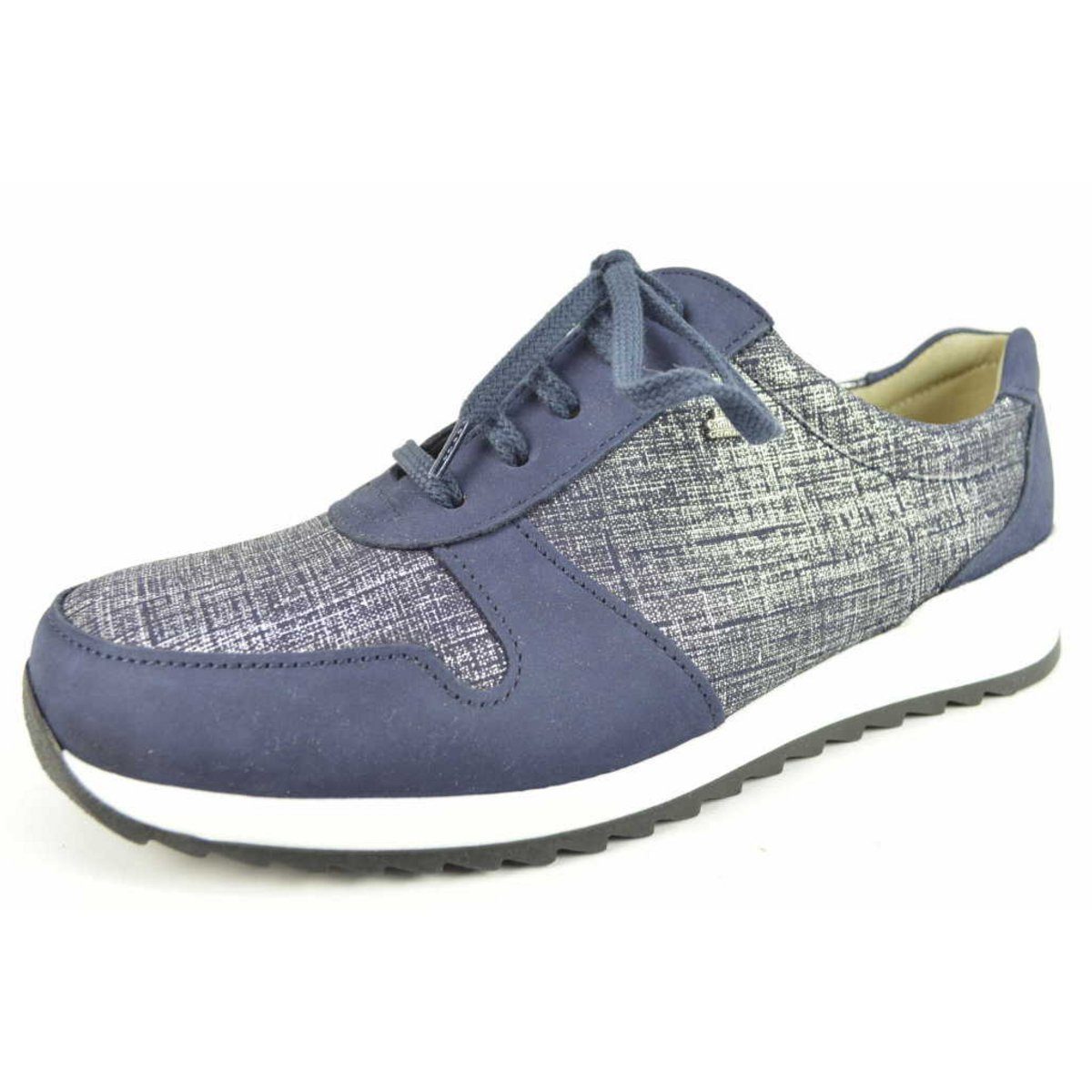 Finn Comfort blau Schnürschuh (1-tlg)