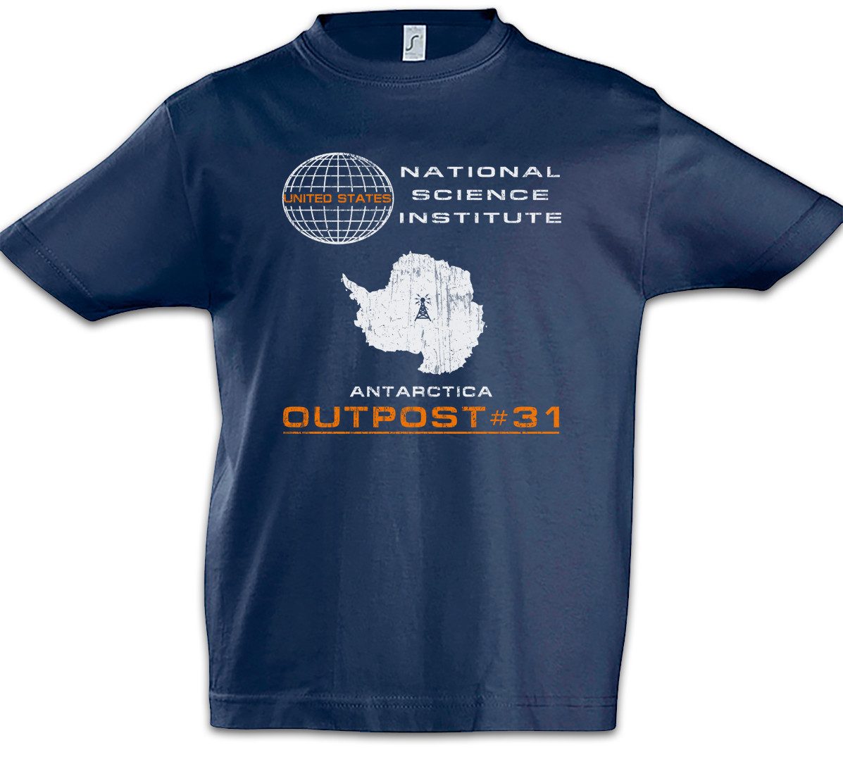 Print-Shirt Outpost 31 Kinder T-Shirt Das Ding The Symbol Logo Thing Cthulhu 666