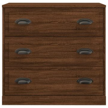 vidaXL Sideboard Sideboards 2 Stk. Braun Eichen-Optik Holzwerkstoff (2 St)