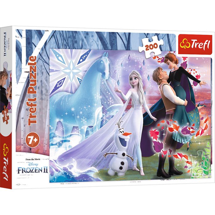Trefl Puzzle Disney Frozen 2 Die Welt der magischen Schwestern 200 Puzzleteile