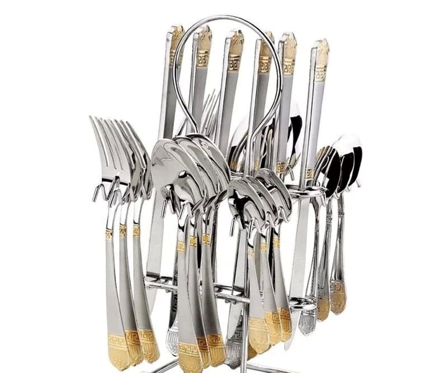 Schatzkiste1 Besteck-Set 72.teiliges Besteckset für 12 Personen in Holzkiste 18/10 Edelstahl, 12 Personen, 72 Teiliges Besteckset im Holzkoffer