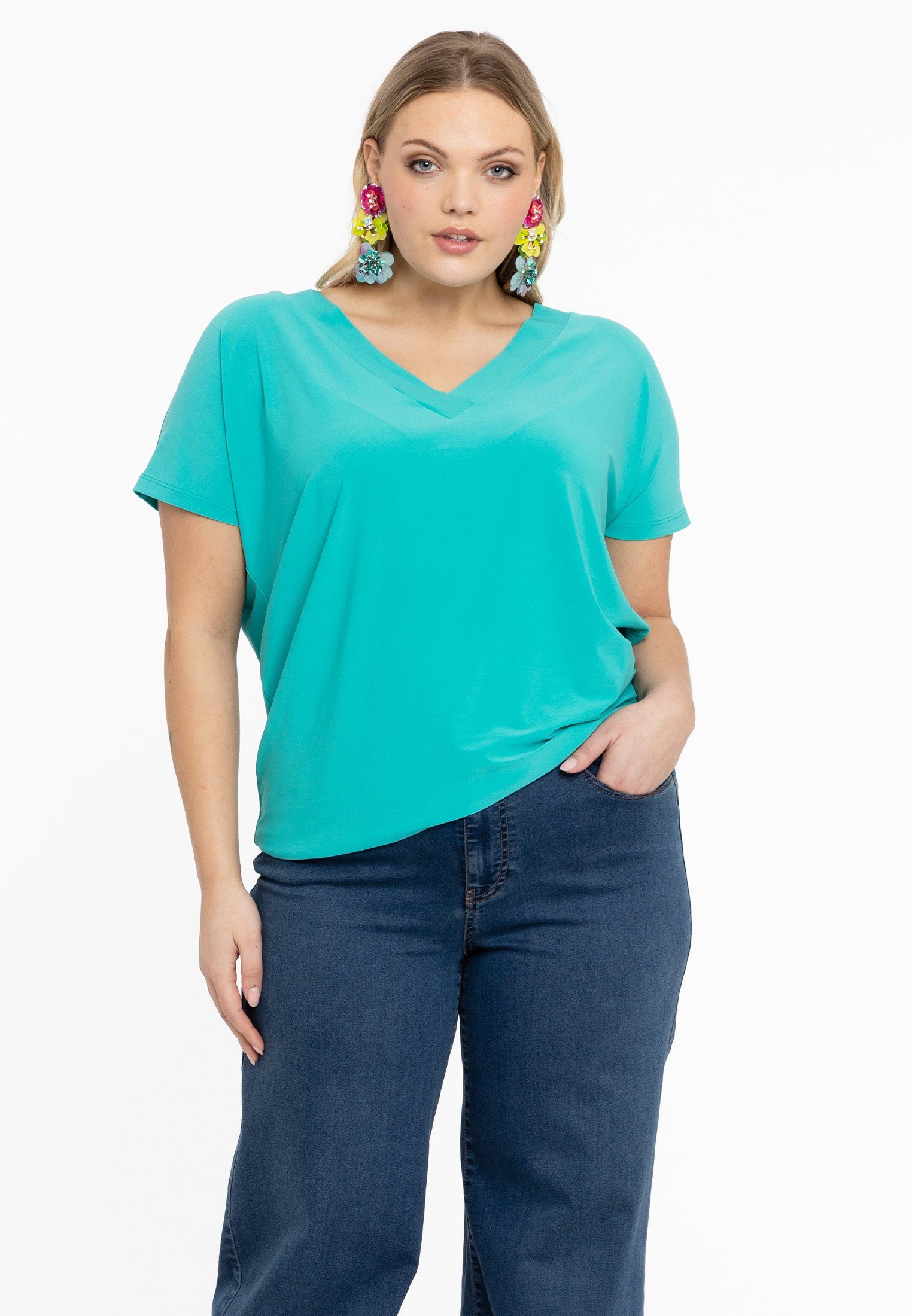 YOEK Langarmshirt Damen T-Shirt Große Größen günstig online kaufen