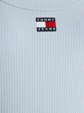 Tommy Jeans T-Shirt TJW SLIM BADGE RIB TEE SS mit Logostickerei