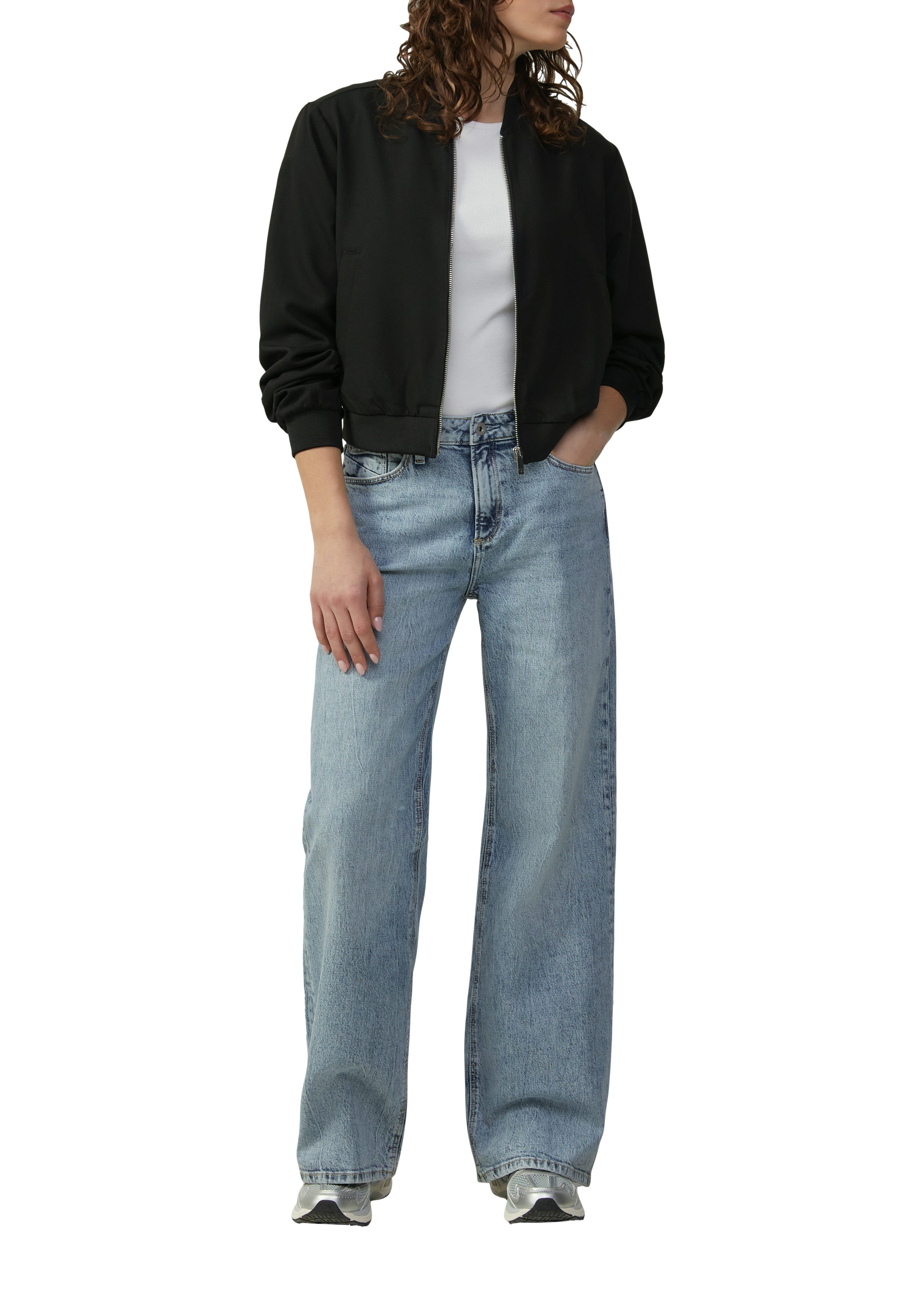 QS Blouson mit Rippbündchen günstig online kaufen