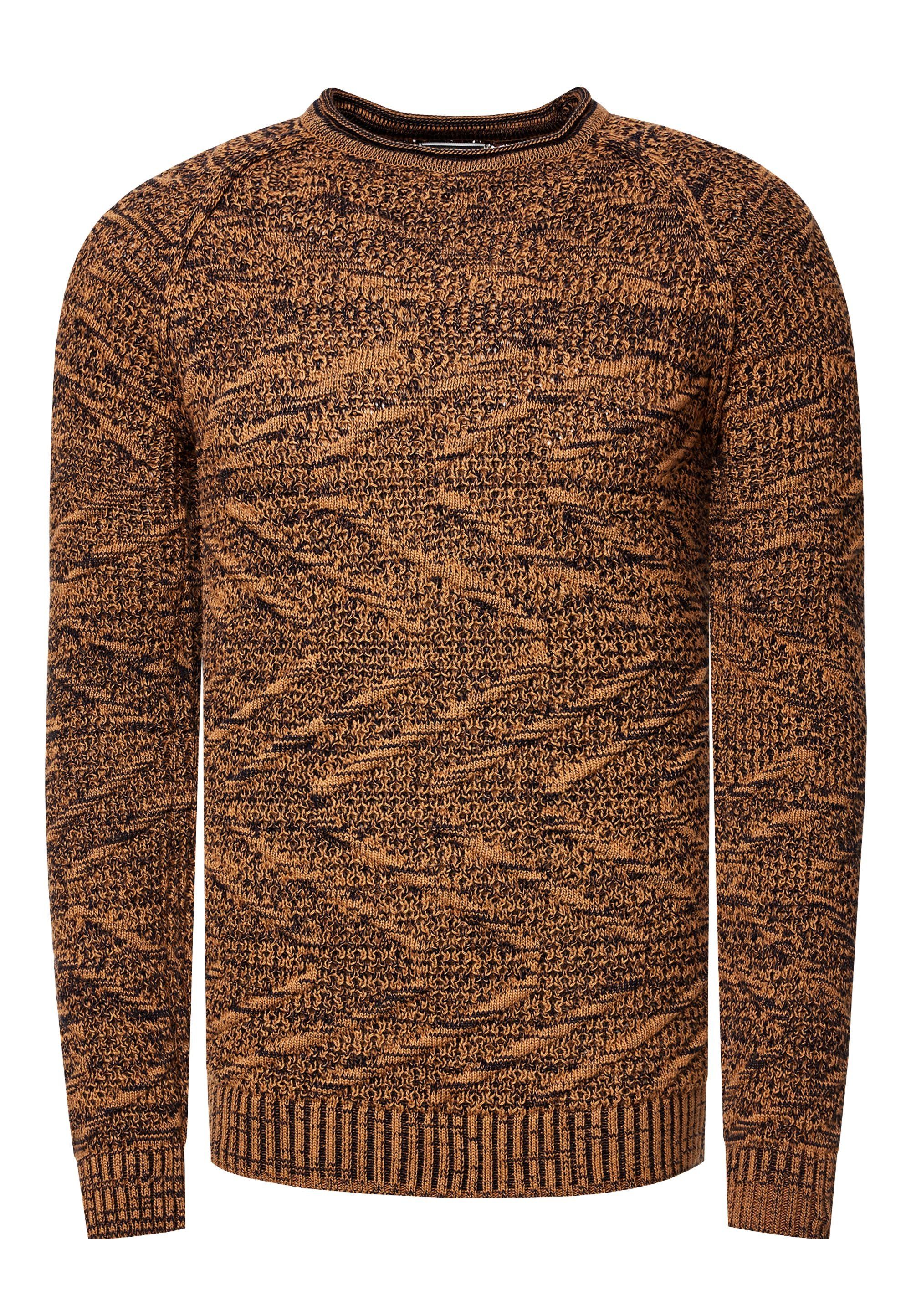 Rusty Neal Strickpullover mit stylischem Muster