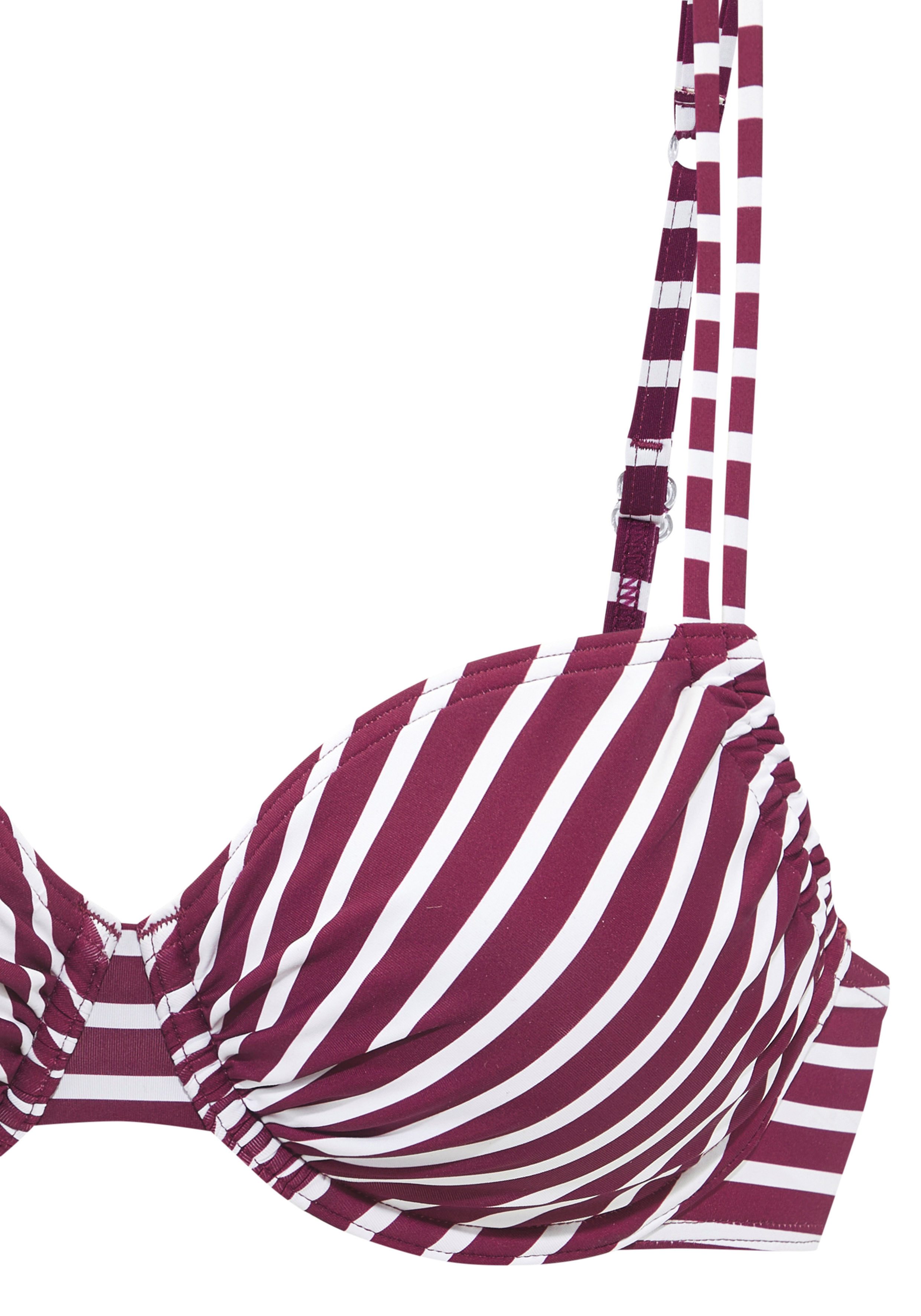 Venice Beach Bügel-Bikini-Top Tadu, im modernem Streifendesign