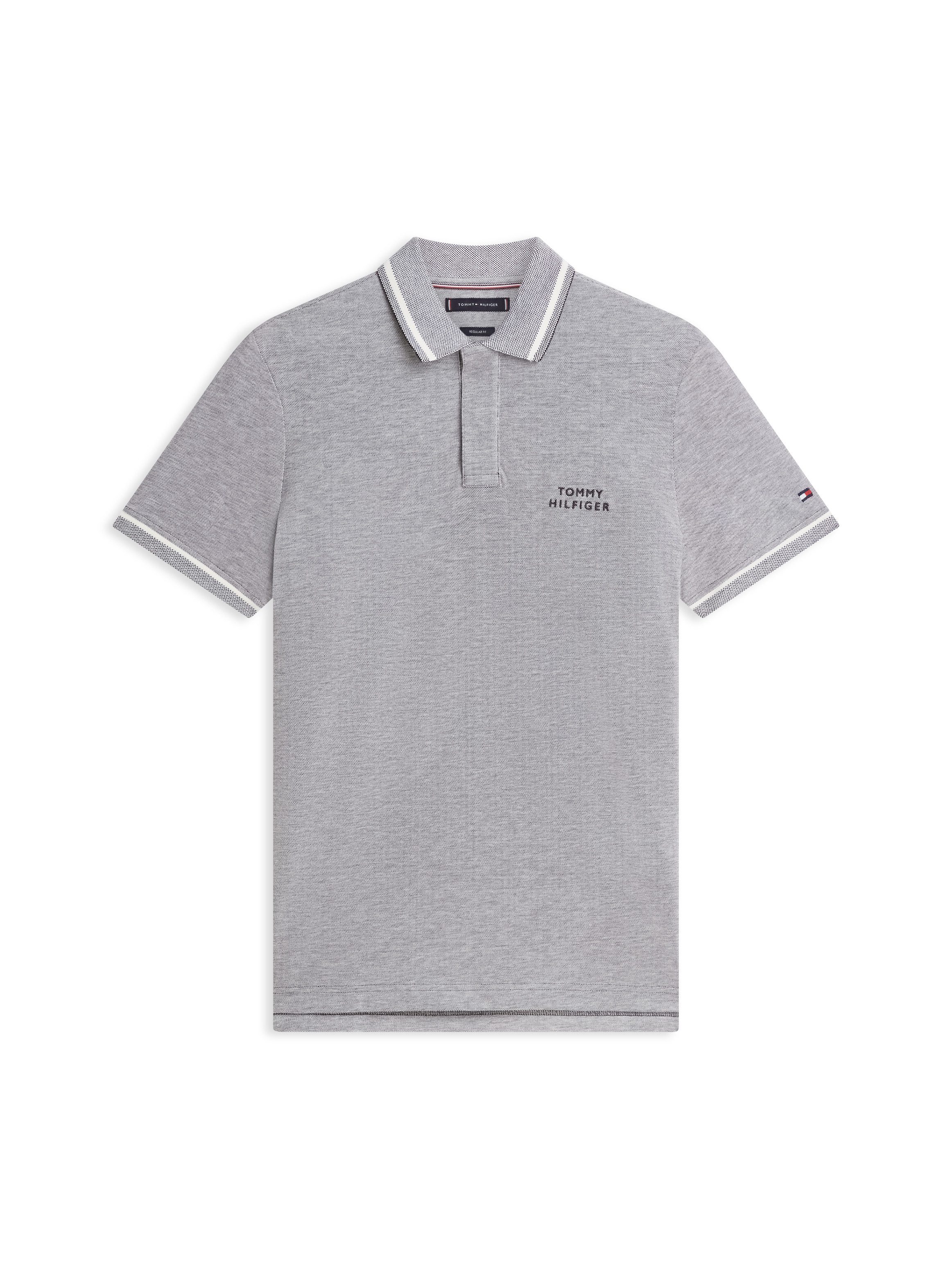 Tommy Hilfiger Poloshirt OXFORD TWO TONE REGULAR PLACKET Regular fit mit Polokragen – Bild 4 von 5
