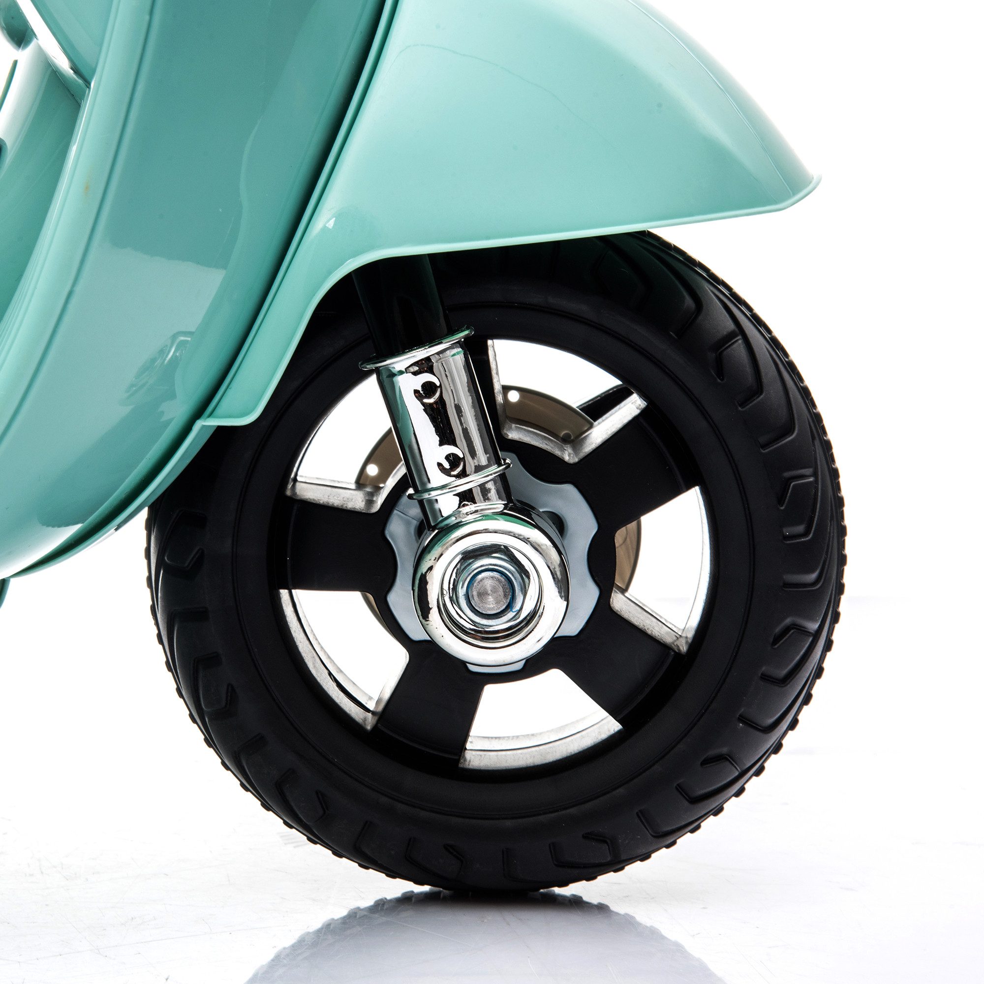 Lemodo Electric Kids Scooter VESPA with removable training wheels, electric motorcycle