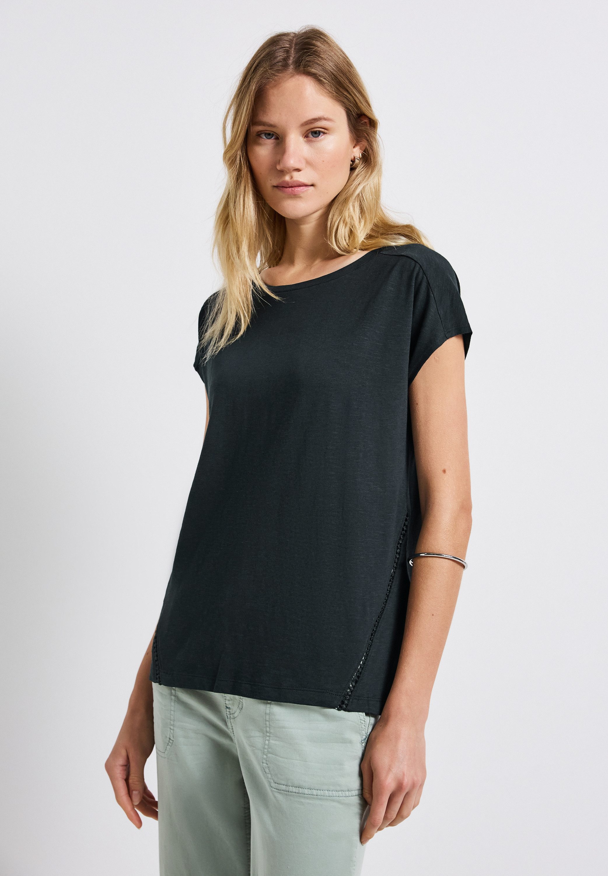 STREET ONE T-Shirt im soften Baumwoll-Mix