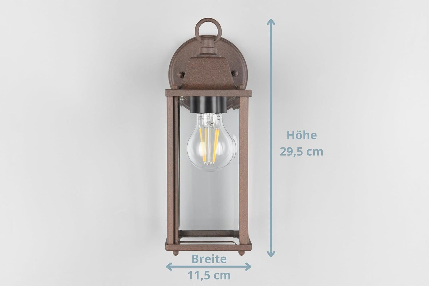 lightling Außen-Wandleuchte Elona, ohne Leuchtmittel, IP23 günstig online kaufen