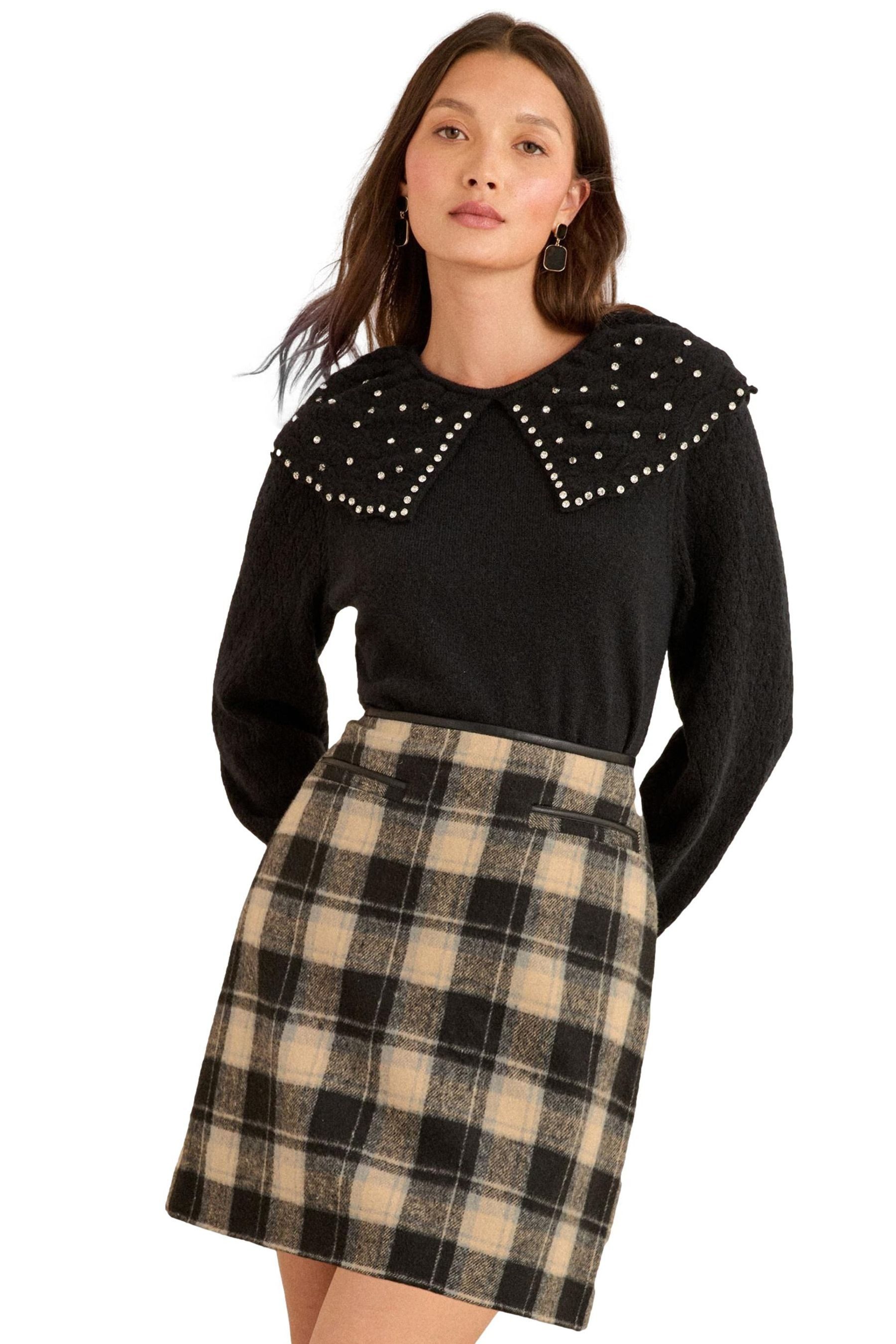 Love & Roses Minirock Love & Roses Angerauter Minirock (1-tlg) günstig online kaufen