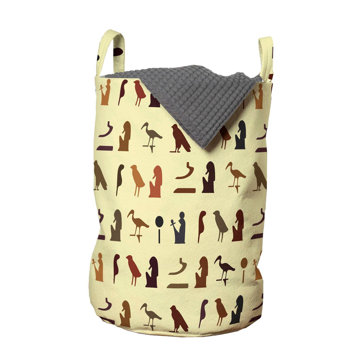 Kordelzugverschluss Griffen mit ägyptisch ägyptisch Wäschekorb Abakuhaus für Waschsalons, Wäschesäckchen