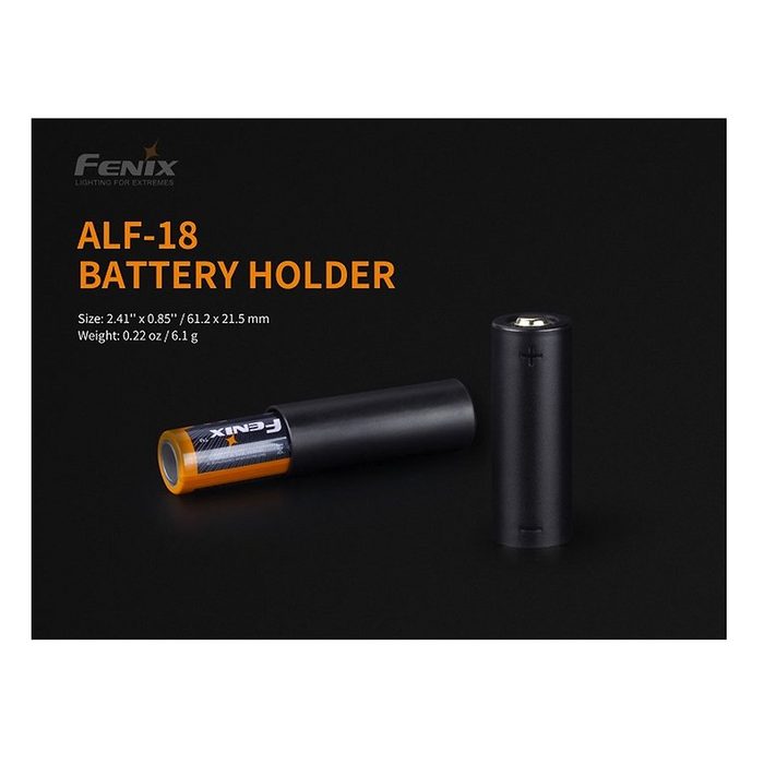 Fenix LED Taschenlampe ALF-18 Batteriehalter für 18650