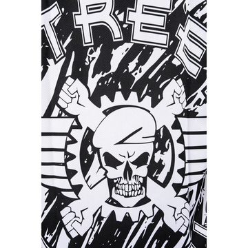 Broken Head Funktionsshirt MX Jersey Street Rebel Schwarz-Weiß mit Print